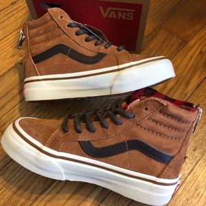 NewinBox Vans Skate Hi Top Suede MTE Glazed Ginger